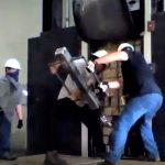 FE15 burglary tests, Intertek laboratory. Outswing Munitussecurity door.