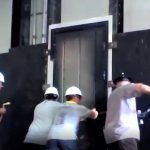 FE15 burglary tests, Intertek laboratory. Outswing Munitussecurity door.