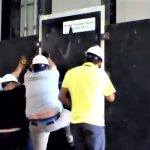 FE15 burglary tests, Intertek laboratory. Outswing Munitussecurity door.