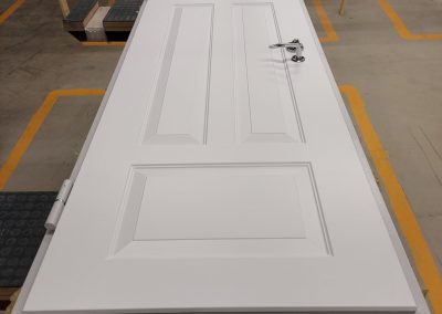 apartment security door with MF milling