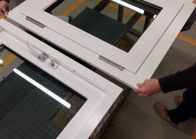 BR4 bullet-proof window with panels
