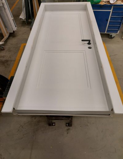 Munitus Bullet resistant door with panels prepared for paiting