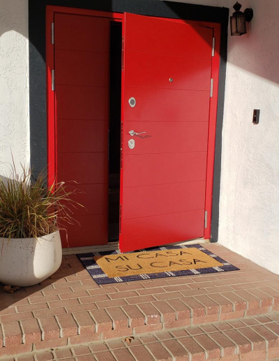 Double Munitus securiy door installed in California, US