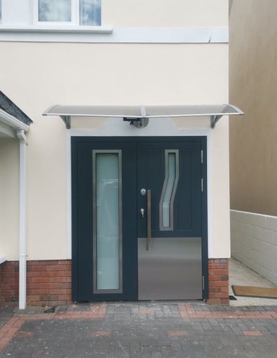 Munitus Security front door with sidelight installed in Ireland