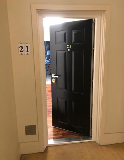 Munitus front security door installed in UK